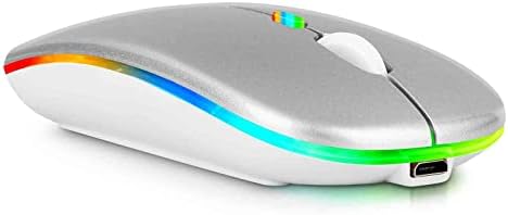 2,4 Ghz и Bluetooth Мишка, Акумулаторна Безжична мишка за Huawei nova 9 Pro Bluetooth Безжична Мишка за лаптоп/PC/