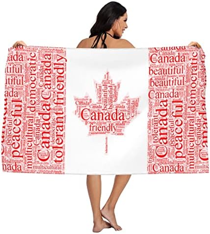Кърпи за баня CUTEDWARF Canada Day За Баня Абсорбиращи Кърпи За Ръце Мека Гъба Премиум Бързо Да