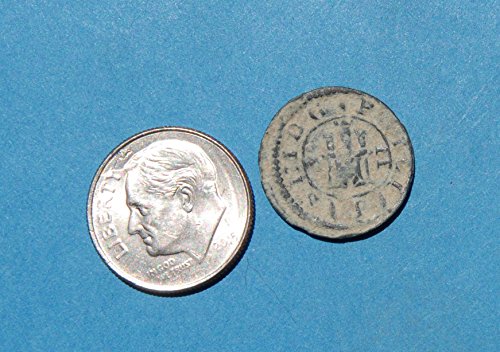1605 Година Н.хр. Испания Монета на Филип III 2 Мараведи Медни Много Добри Детайли