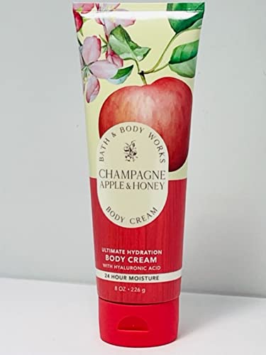 Крем за тяло Bath & Body Works Champagne Apple & Honey Signature Collection Ultra Shea Body Cream 8 Унции (Шампанско Ябълка