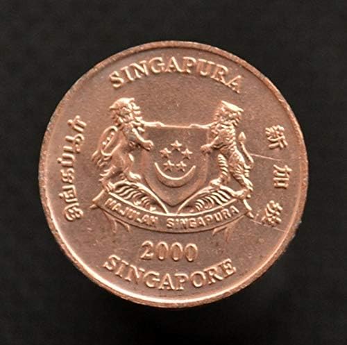Сингапур Монета От 1 Цент, Случаен Година