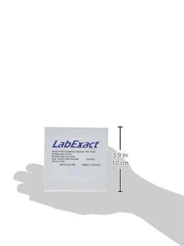 Висококачествена Целлюлозная Филтърна хартия LabExact 1200061 марка CFP3, 6,0 хм, 4,2 см (опаковка по 100 броя)
