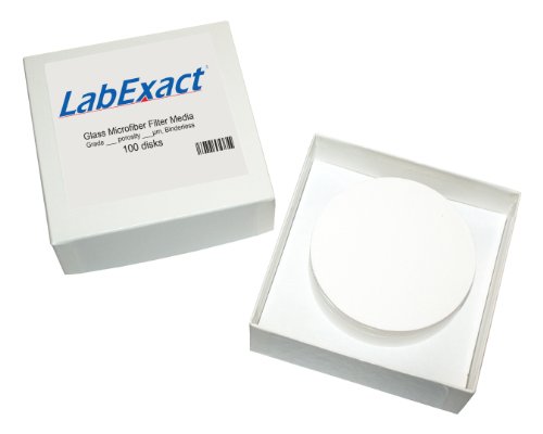 Филтър от микрофибър LabExact 1200038 Grade C Glass, боросиликатное стъкло, без свързващо вещество, 1,2 микрона,