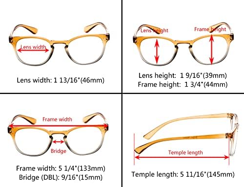 Дамски очила за четене Eyekepper Fashion Readers (лилаво-червени рамки, + 1,50)