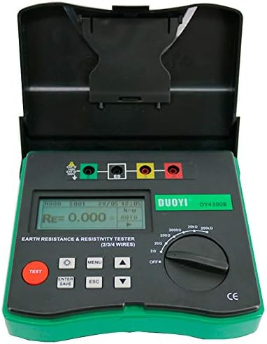 Graigar DY4300B 4-Клеммный Мултицет-Тестер на Електрически уреди За измерване на Съпротивление на Заземяване и специфични
