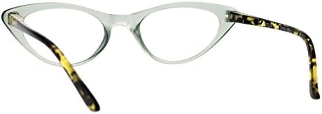 Дамски уголемени очила за четене в модата на ръбове Cateye с пружинным тръба на шарнирна връзка