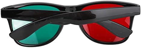 Червени Зелени Очила,ANGGREK Детски Възрастни Домашни Преносими Спортни Очила За Тренировка на Очите Червени Зелени