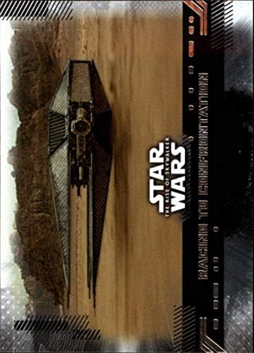 2019 Topps Star Wars The Rise of Skywalker Първата серия 75 Състезание към Конфронтация Търговска карта