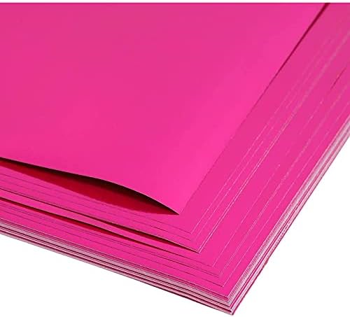 Листове хартия от метално фолио Bright Creations (8.5 x 11 инча, цвят фуксия, 50 опаковки)