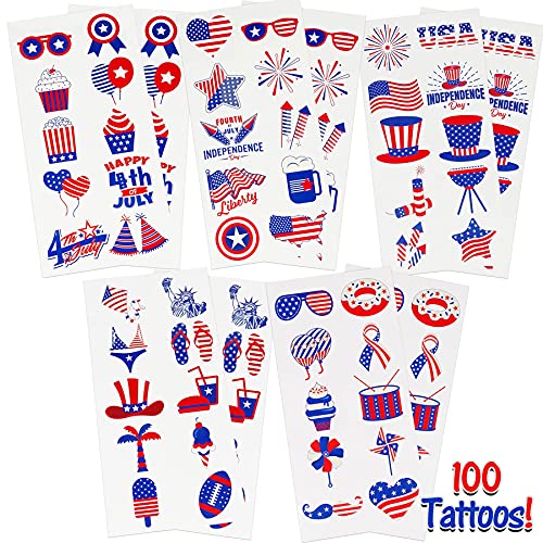 Временни татуировки 4 юли | 100 временни татуировки САЩ | Американски флаг, САЩ, Временни татуировки | Подпори
