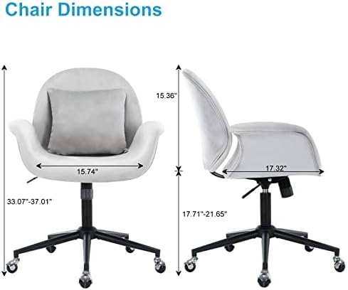 Офис стол с Ергономичен Стол за работния плот от Нежната тъкан, Стол за офис, Съвременно Компютърно стол с Регулируема
