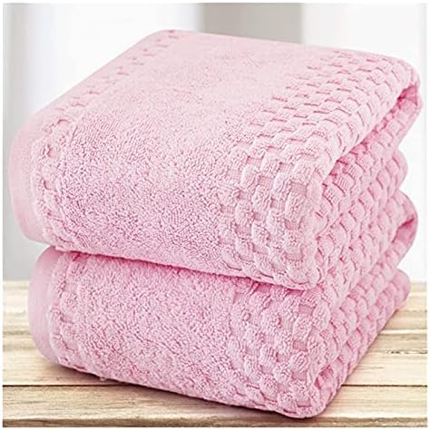 Кърпа Банное Розово, комплект от 2 хавлиени кърпи, 70 X 140 см, Перфектни размери, От Естествен памук, Плътен Абсорбиращи,