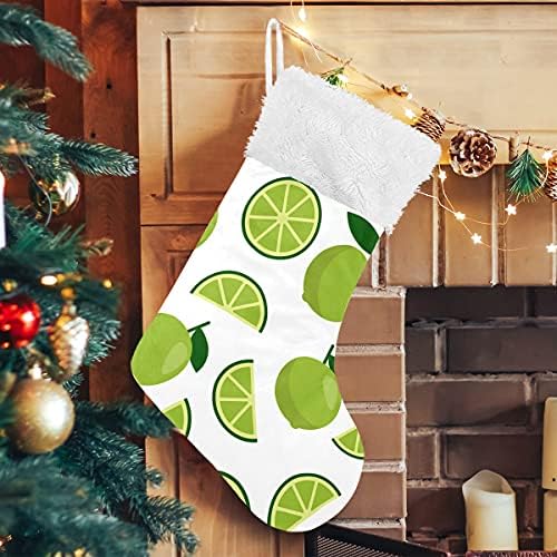 ДОМИНИРАЩ Зелен Лимон Летен Плодов Коктейл Коледен Отглеждане Класически Чорапи Голям Размер Персонализирани Коледна