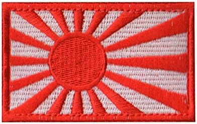 Япония Изгряващото Слънце WW2 на Втората Световна Война Камикадзе Флаг Бродерия Нашивка Военни Униформи Тактически Кръпка