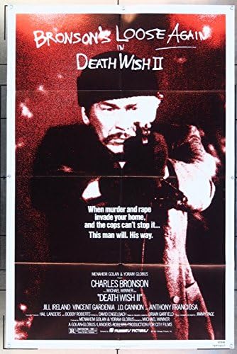 Желанието на смъртта II (1981) Оригинален Плакат на филма на един лист 27x41 ЧАРЛЗ БРОНСЪН Режисьор МАЙКЪЛ