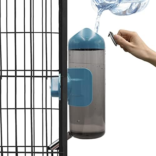 Бутилка за вода Vannon Dog за клетки, Без Капки, Захранващи с вода за кучета, Котки и Зайци с най-високо пълнеж,