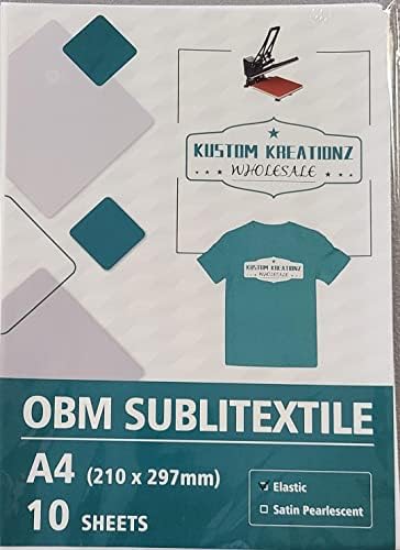 Kustom Kreationz търговия на Едро с Лека Сублитекстильной дъвка 8,5x11 (11x17, инча)