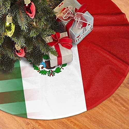 Пола Елхи, 30-48-Инчов Мексиканско-Американски Флаг, Коледа Подложка за Коледна Украса, Празнични Украси за Партита