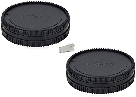 (2 опаковки) Комплект на корпусна и мека на капака и задната капачки на обектива, за монтиране на камери с