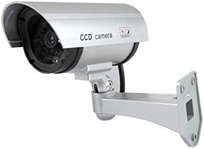 Etopars Сребърна Фалшива Фалшив Камера за наблюдение на Сигурността Водоустойчива IR LED Камера за Външно Наблюдение
