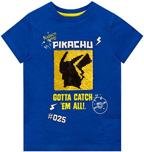 Тениска с Pikachu за момчета Покемон