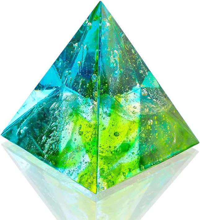 Изцелителната Чакра Оргоновая Пирамида с Лечебни Кристали и скъпоценни Камъни, Оргоновая Пирамида за Генератор на Положителна