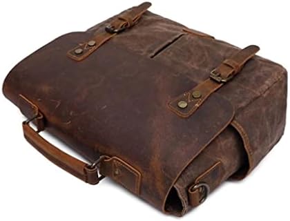 LEPSJGC Мъжки Водоустойчива чанта, Голяма Офис чанта с панти капак, Мъжки чанти през рамо (Цвят: A, Размер: One Size)