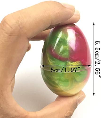 Anditoy 5 Опаковки Цветни Яйца От Слуз, Играчки За Облекчаване на Стреса, Великденски Яйца за Децата, Момчета и Момичета,
