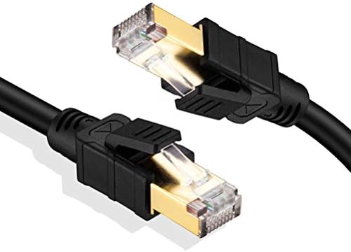 Ethernet кабел Cat 8 300 фута, Мрежов кабел AntKeet Cat8 LAN 40 gbps 2000 Mhz Високоскоростен Gigabit Професионален SFTP Премиум-клас