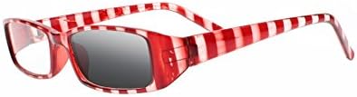 Преходни Фотохромичните Слънчеви Очила За Четене Readers Стилни Слънчеви Очила с UV400 в Цветна Ивица С Дужками