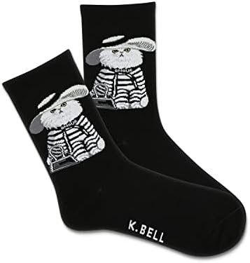 Чорапи за екипажа K. Bell Womens Smile Polaroid Crew