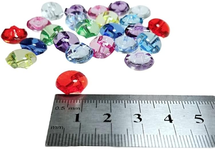 n/a 50/100/бр 12 мм Цветни Прозрачни Акрилни Копчета, Аксесоари за шиене на Облекло DIY Crafts (Цвят: черен размер: 100