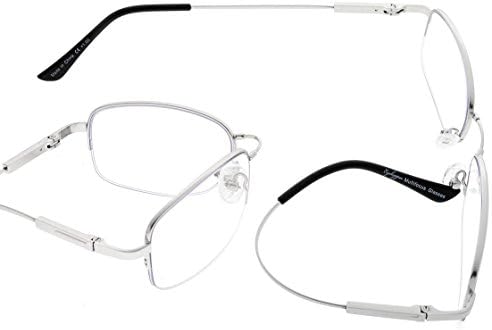 Eyekepper Полуободок С защита от Uv Прогресивни Очила За Четене 3 Ниво Многофокусные Ридеры на Мъже, Жени Гъвкави Рамки