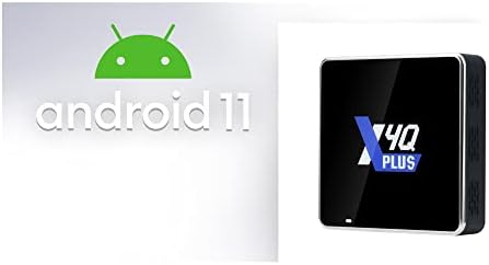 Ugoos X4Q Плюс 4 GB RAM И 64 GB ROM Amlogic S905X4 Android 11 TV Box 2,4 G/5G Двойна WiFi BT 5,1 USB 3.0 Ethernet 1000 Поддържа AV1 4K HDR приемник
