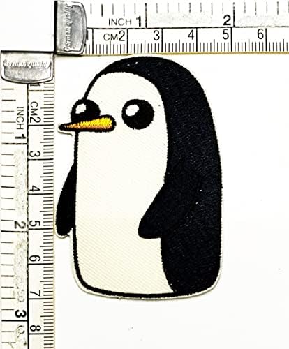 Салфетки плюс 3 бр. Cartoony пингвин железни ивици с бродиран лого на марката за дрехи, дънки, якета, шапки, раници, ризи, аксесоари, направи си сам, стикер за костюмирован