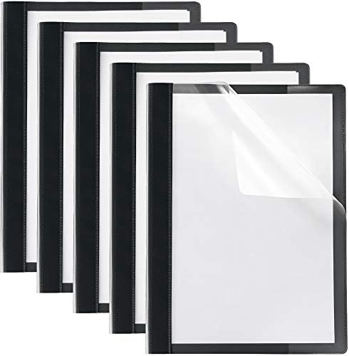 Капаци за справки - Папка за презентации - Прозрачна предната корица на папката (30 комплекта) - 8.5 x 11 - Папка