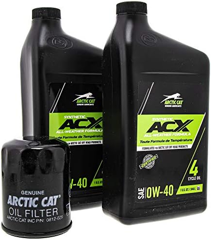 Комплект за подмяна на синтетични масла Arctic Cat 2436-851 ACX 0W-40 обем 2 литра за Alterra Prowler