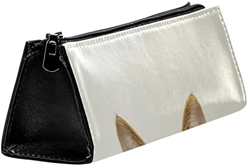 TBOUOBT Козметични чанти, козметични Чанти за жени, Малки Пътни Чанти, за Грим, за домашни Любимци Кафява Котка