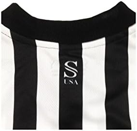 Мъжки t-shirt Баскетболен съдия Smitty с V-образно деколте, Черна Странична поставяне и Флага на САЩ
