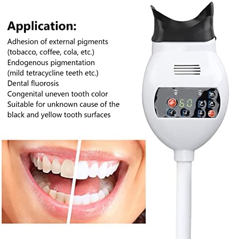 Избелване на Зъбите Светлинна Машина Регулиране на Ъгъла на Наклона Избелваща Зъбите Лампа Силиконовата Капачка,