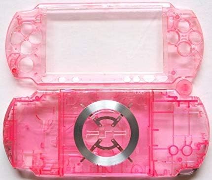Замяна на капака на корпуса в колекцията с Копчета и гайки аксесоари за конзолата PSP 2000 PSP2000 (Прозрачно розов)