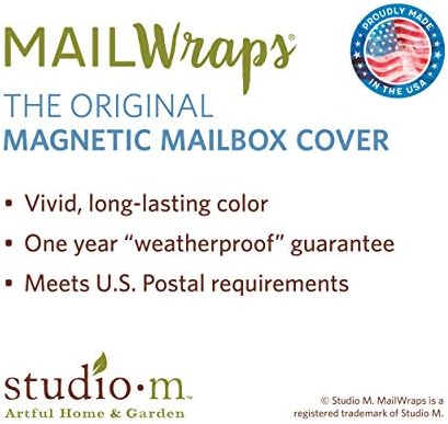 Декоративна пощенска обвивка Studio M Cardinal Song, оригиналната магнитна корица за пощенска кутия, направено в САЩ, превъзходна