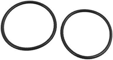 X-DREE 30 бр Черна 33 мм x 1,9 мм Маслостойкое о-пръстен O-образна форма от NBR Гумена втулка (30 piezas негър 33 мм