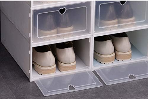 Органайзер за обувки, Кутия За обувки, Прозрачен чекмеджето, Сгъваем, Прахоустойчив Пластмаса за украса на предмети от бита