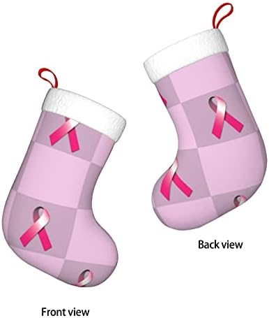 Коледни Чорапи Augenstern Рак на гърдата Розовата Лента Двустранни Манто Окачени Чорапи