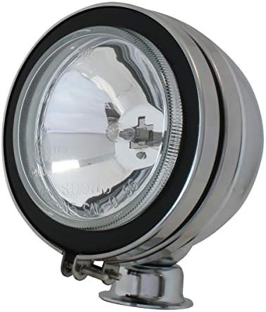 GG Grand General 80631 5-инчов лампа от хромированного тъмно стъкло, с халогенна лампа H3 12v/55 W