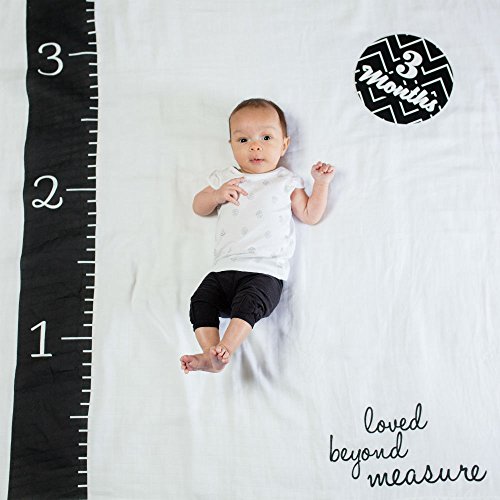 Набор от одеяла и картички lulujo Бебето за Първата година от живота на малко дете, любим извънредно