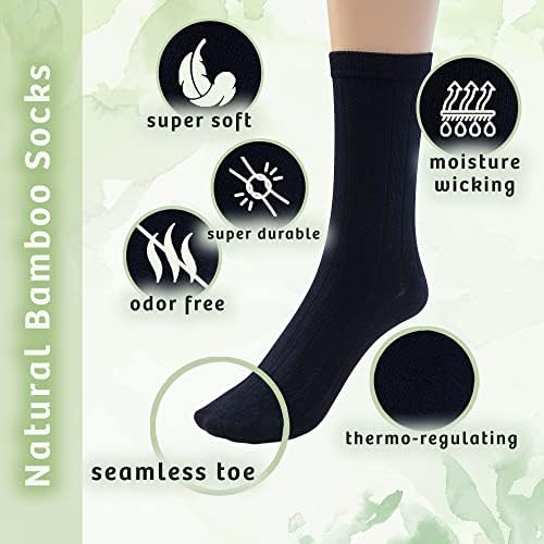 Чорапи за екипажа от Бамбук, с Копринена чорапи за момчета и Момичета, 3 или 6 Чорапи за всеки ден от учебната