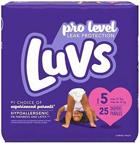 Защита от течове PROCTER Luvs Pro Level, Размер 5, брой 25 броя (опаковка от 2 броя)