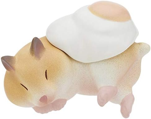 Пластмасова играчка Kitan Club Hamster 'N Egg версия 2 - В сляпо кутия е включен 1 от 6 сбирка фигури - Забавно универсално бижу - Автентичен японски дизайн - Изработен от здрава п